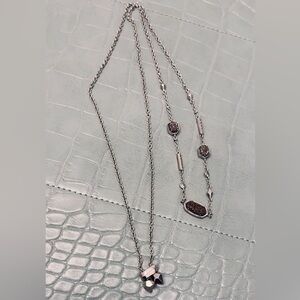 Kendra Scott Color Bar Emilie 3 Stone Strand Necklace